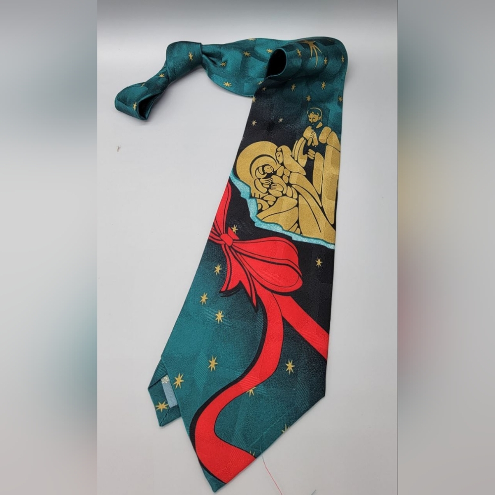 Christmas 100% silk neckware, "The Perfect Gift"